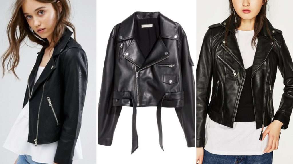 wardrobe essential leather jacket